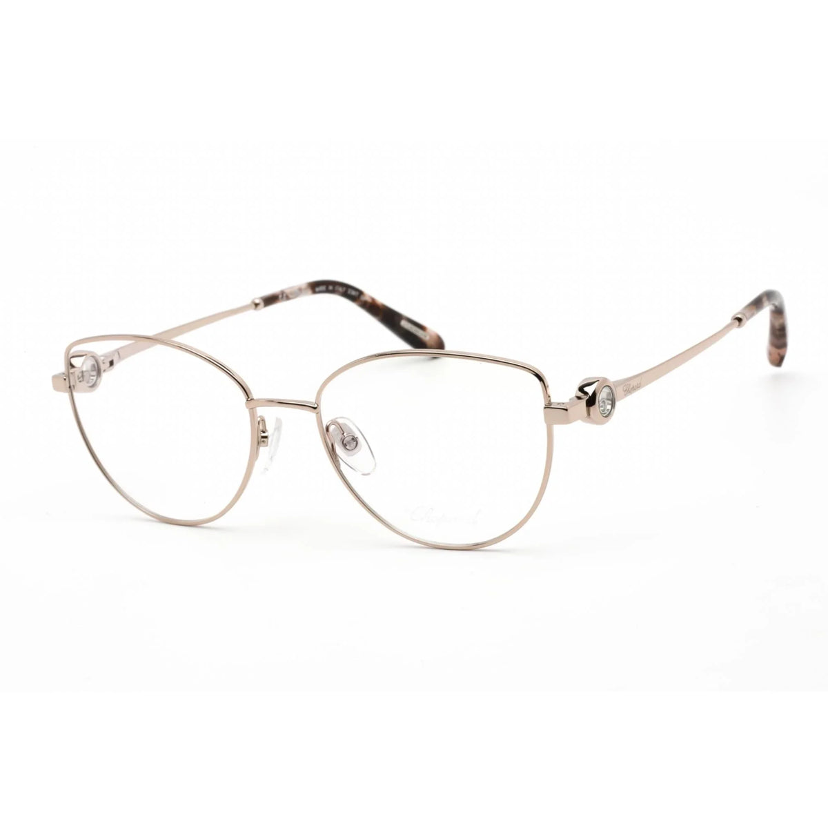 Chopard VCHG02S 0A39 Women's Shiny Rose Gold Frame Eyeglasses