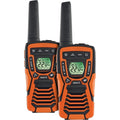 COBRA ACXT1035R FLT Floating Walkie Talkies- Waterproof, Rechargeable, Long Range up to 37-Mile Two Way Radio with NOAA elements Alert & VOX ( 2 Pack )