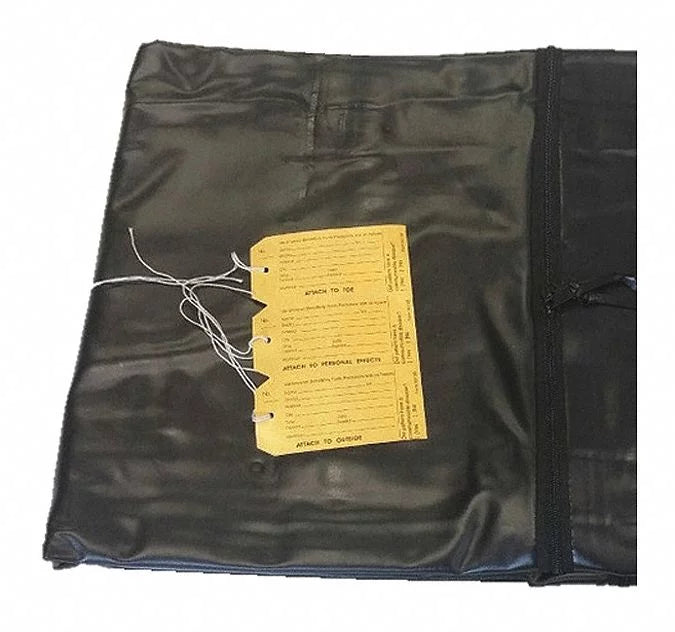 W  F-DISPHAC. Lx42in. Fsi Cadaver Bag,White,Vinyl,90in