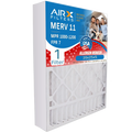 20x25x5 Air Filter MERV 11 Comparable to MPR 1000, MPR 1200 & FPR 7 suitable with Honeywell FC100A1037 Premium USA Made 20x25x5 Furnace Filter 1 Single Filter by AIRX FILTERS WICKED CLEAN AIR.