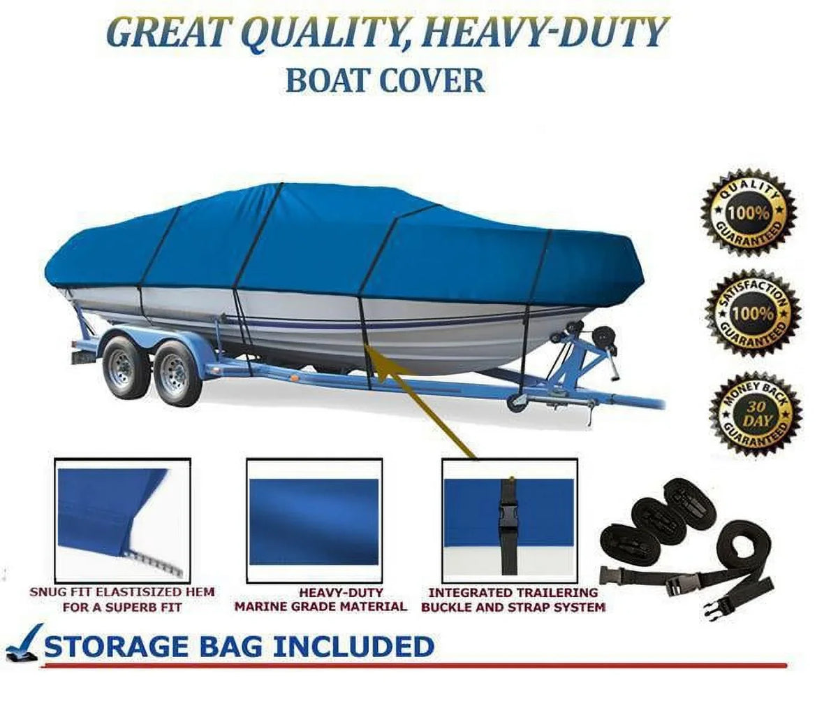 BLUE, top-notch superior ship wrap appropriate for GENERATION III (G3) EAGLE 175 2004-2012