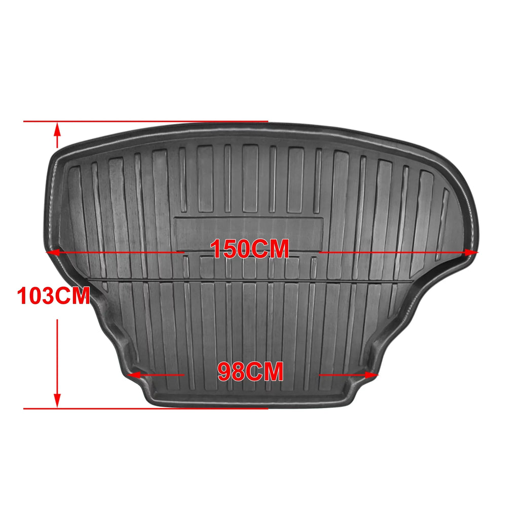 Unique Bargains Car Rear Trunk Liner Cargo Mat Floor Tray for  Camry 12-17