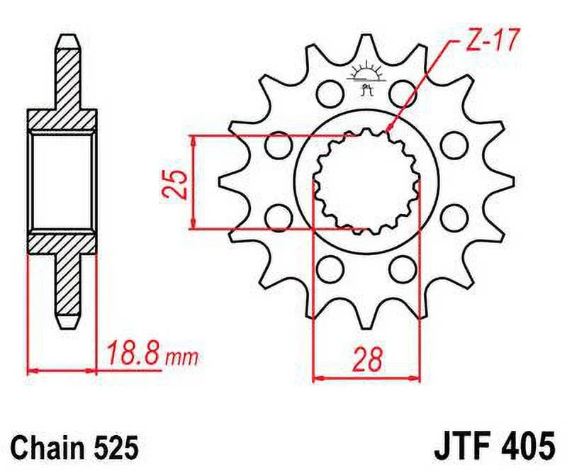 Front & Rear Sproket Kit for  F800 R-JTR6.47 for 8.5mm bolts-K73 09-16 JT Sprockets