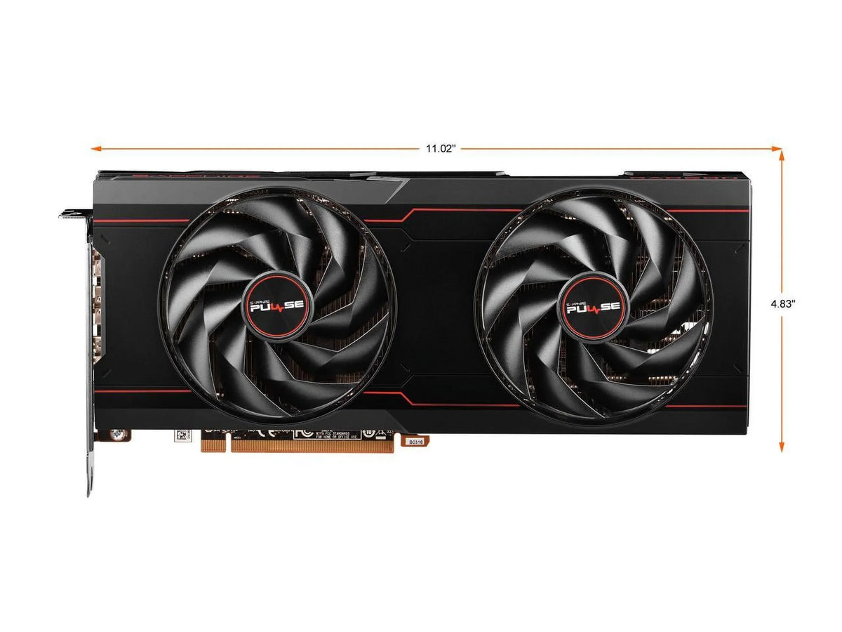 SAPPHIRE PULSE Radeon RX 6750 XT 12GB GDDR6 PCI Express 4.0 ATX Video Card 11318-03-20G
