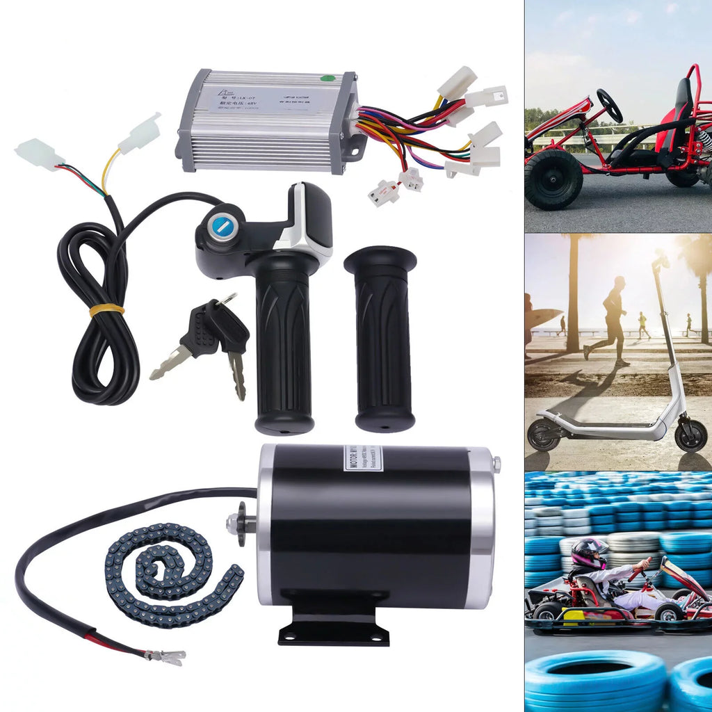 Miumaeov 48V 3 Speed Gears Brush Electric Bicycle Conversion Complete High-superior Kit