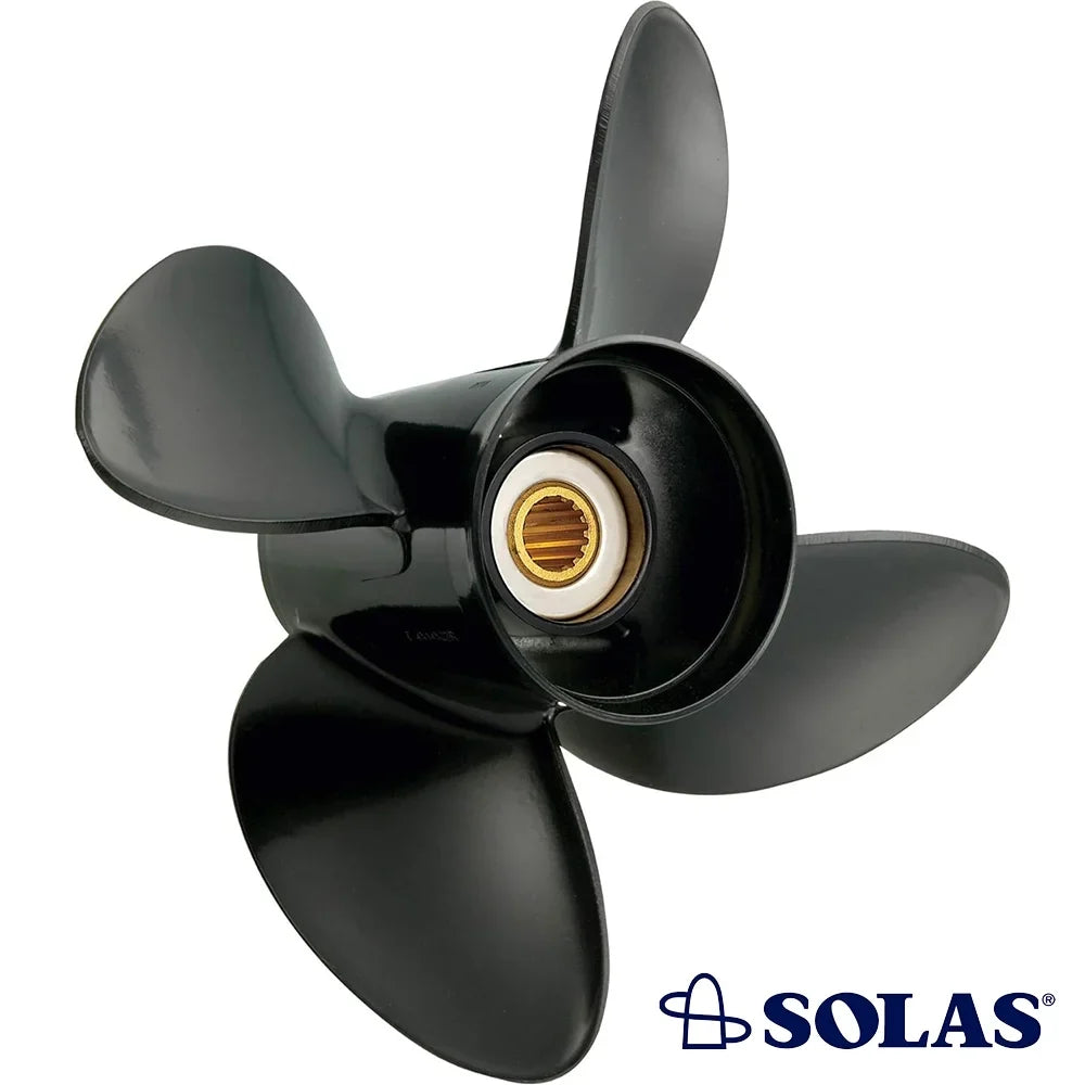 High Thrust 15 Spline 50 60 Vmax Sho 115 2010 2011 2012 2013 2014 2015 2016 2017 2018 2019 2020 2021 By Part Number 3413-128-17. New Aluminum Propeller appropriate With 50-140Hp Yamaha T50 4-Cyc