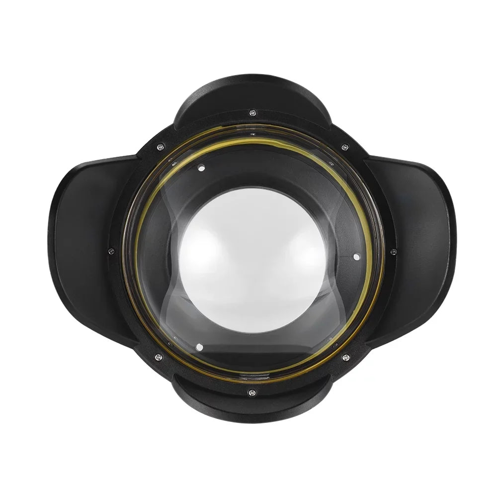 MEIKON Dome Port,Shade protector 60m/ Lens Port Case protector 60m/ 197ft Wide Lens Port Round Adapter Camera Case Shade shield Port Case Shade 197ft Waterproof 67mm Fisheye Wide Lens 60m/ 197ft Waterproof