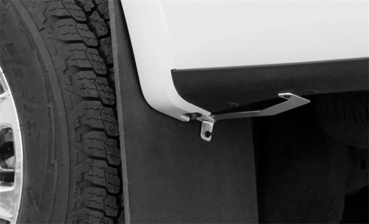Raptor) 12in W x 23in L Splash Guard - w/ Trim Plates - E101004239. Access ROCKSTAR 2021+  F-150 (Excl