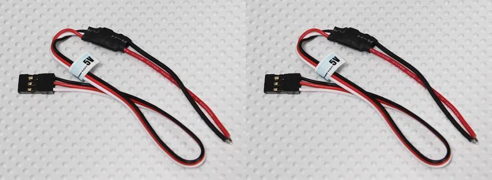 HobbyFlip 5V Remotely Receiver Adjustable Light Controller for LED appropriate with RC Aircraft 2 Pack