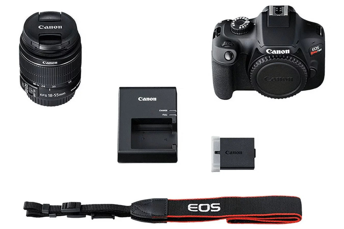 EOS Rebel T100 / 4000D DSLR Camera with 18-55mm Lens + 64GB Card + More
