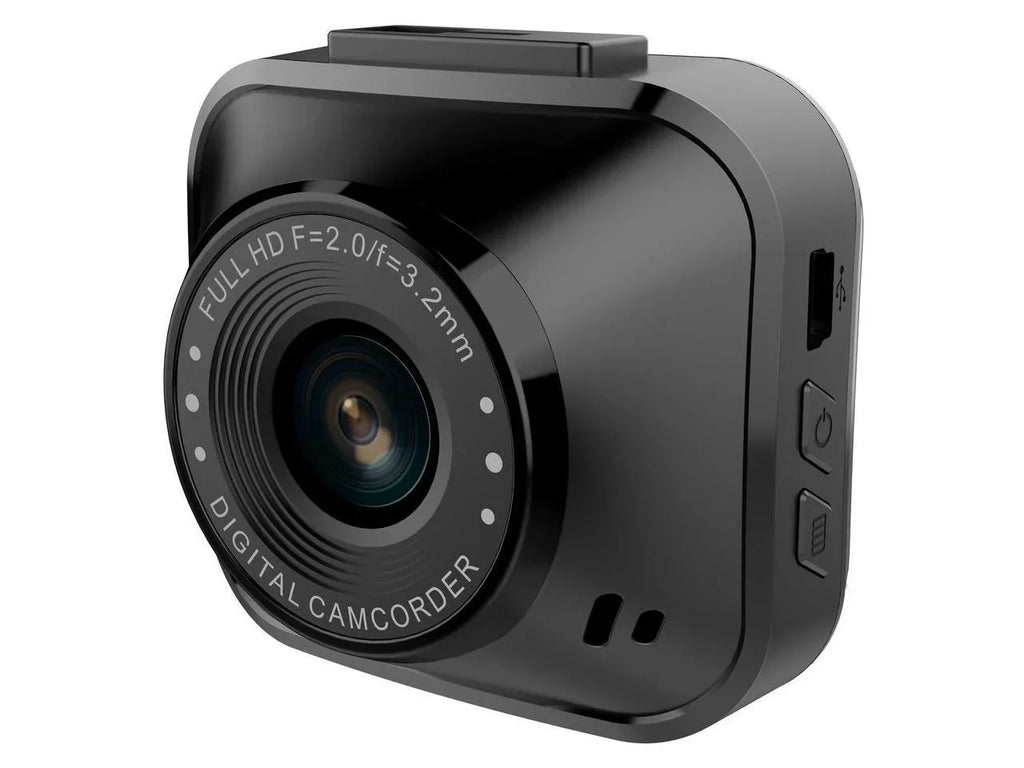 myGEKOgear - Orbit 122 - 1080P Dash Cam, G-Sensor, 8GB MicroSD Card and 2 Blindspot Mirrors Included