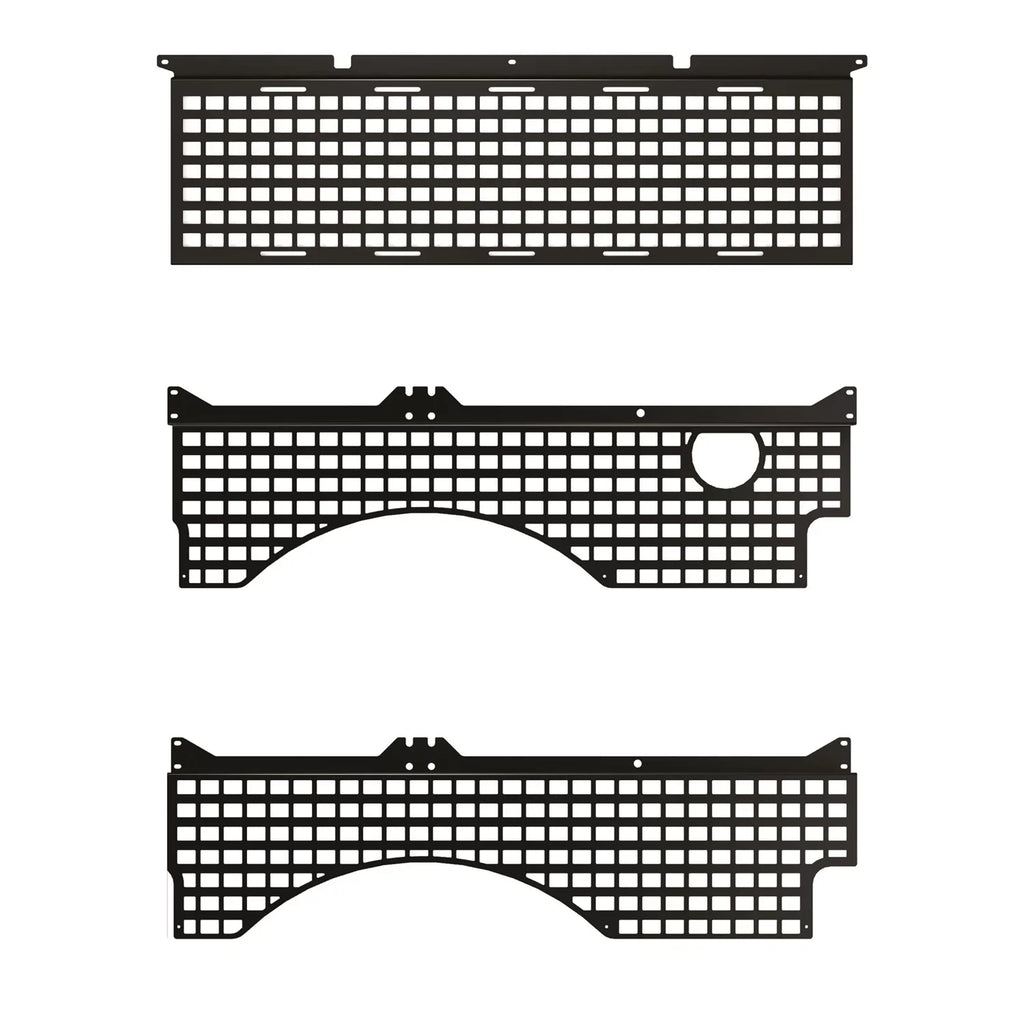 Putco 195412 Molle Panel Fits 16-21 Titan Titan XD Fits select: 2017 NISSAN TITAN S, 2016-2018 NISSAN TITAN XD