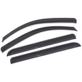 Ikon Motorsports suitable with 11-19  Explorer Acrylic Window Visors Vent Deflector Rain Guard 4Pc Set Outside Mount 2011 2012 2013 2014 2015 2016 2017 2018