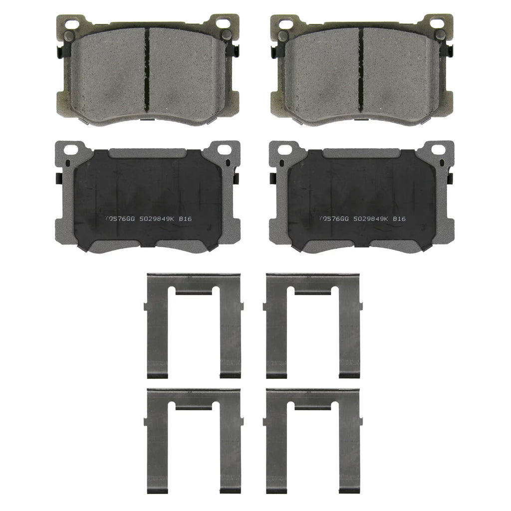 Wagner Thermoquiet QC1799 Ceramic Disc Brake Pad Set Fits select: 2015-2016 HYUNDAI GENESIS, 2017 GENESIS G80