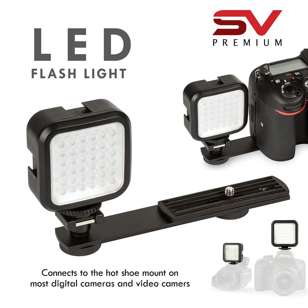 EOS R7 Mirrorless Camera (Body Only) with 2 Pack SanDisk 32GB Memory Card + Case + LED Flash + SV Premium Accessory Bundle