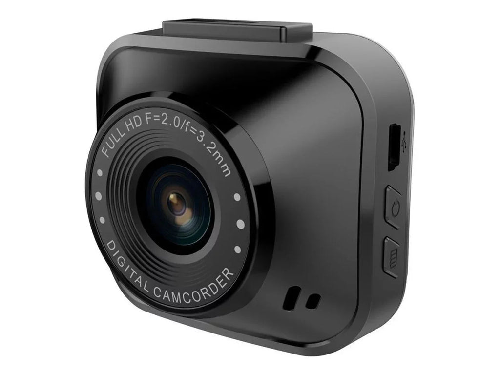 myGEKOgear - Orbit 122 - 1080P Dash Cam, G-Sensor, 8GB MicroSD Card and 2 Blindspot Mirrors Included