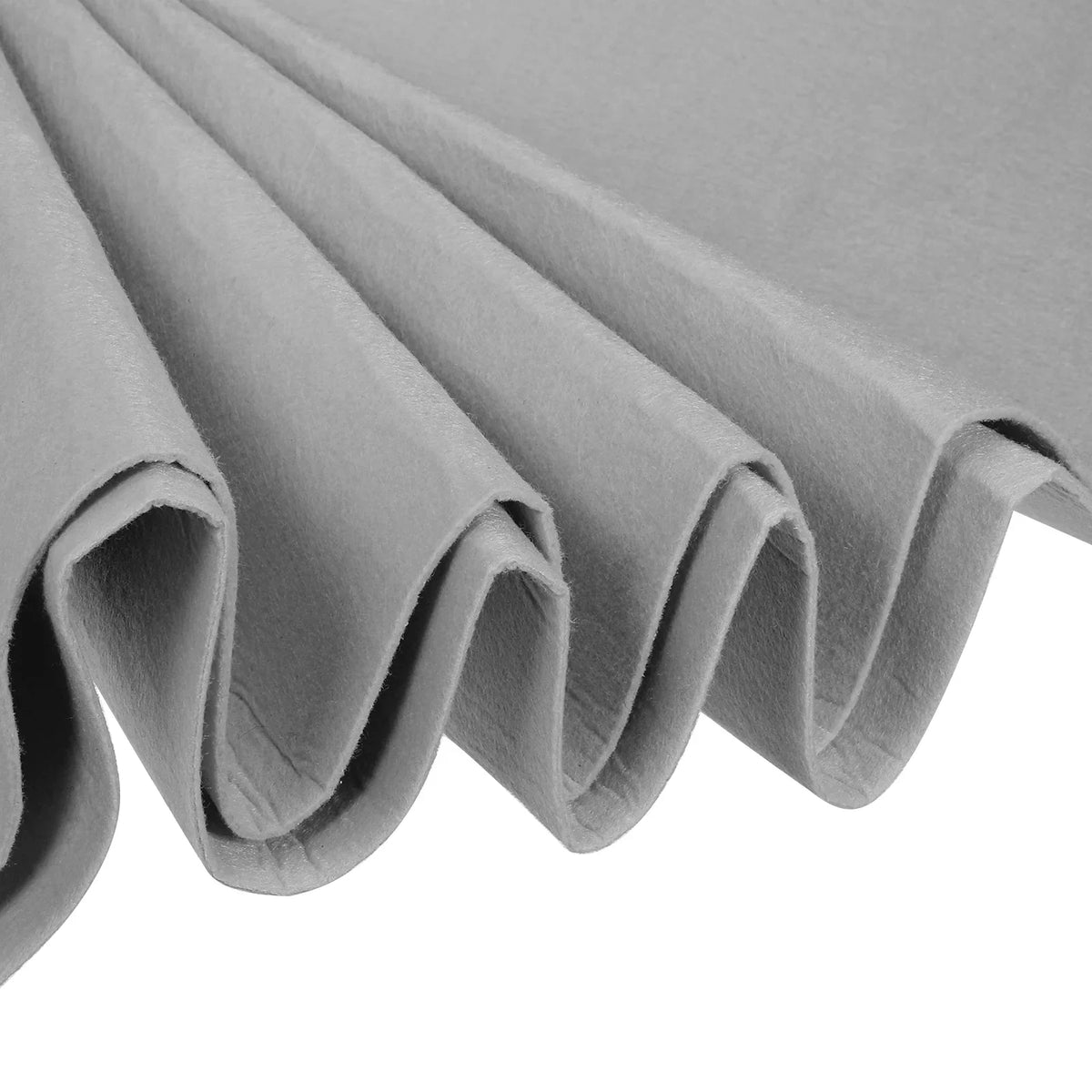 Acrylic Soft Felt Fabric Sheets Fiber Sheets Silver Tone 70x39 Inch 2mm Thick