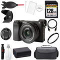 Alpha a6400 Mirrorless Digital Camera with 16-50mm Lens + 128GB + Bag+ UV Filter- Basic Kit