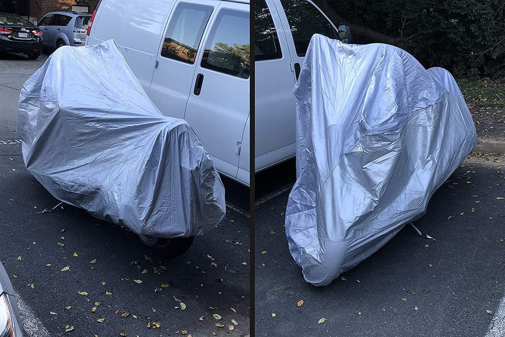 Weatherproof Motorcycle wrap matching With 2016 Beta Evo 200 - Outdoor & Indoor - Protect From Rain aqua, Snow, Sun - Built In Reinforced Securing Straps - Durable Material - Free Storage Bag