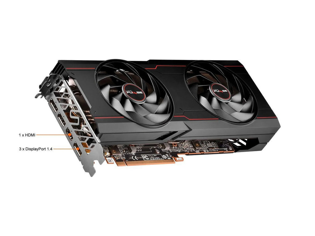 SAPPHIRE PULSE Radeon RX 6750 XT 12GB GDDR6 PCI Express 4.0 ATX Video Card 11318-03-20G