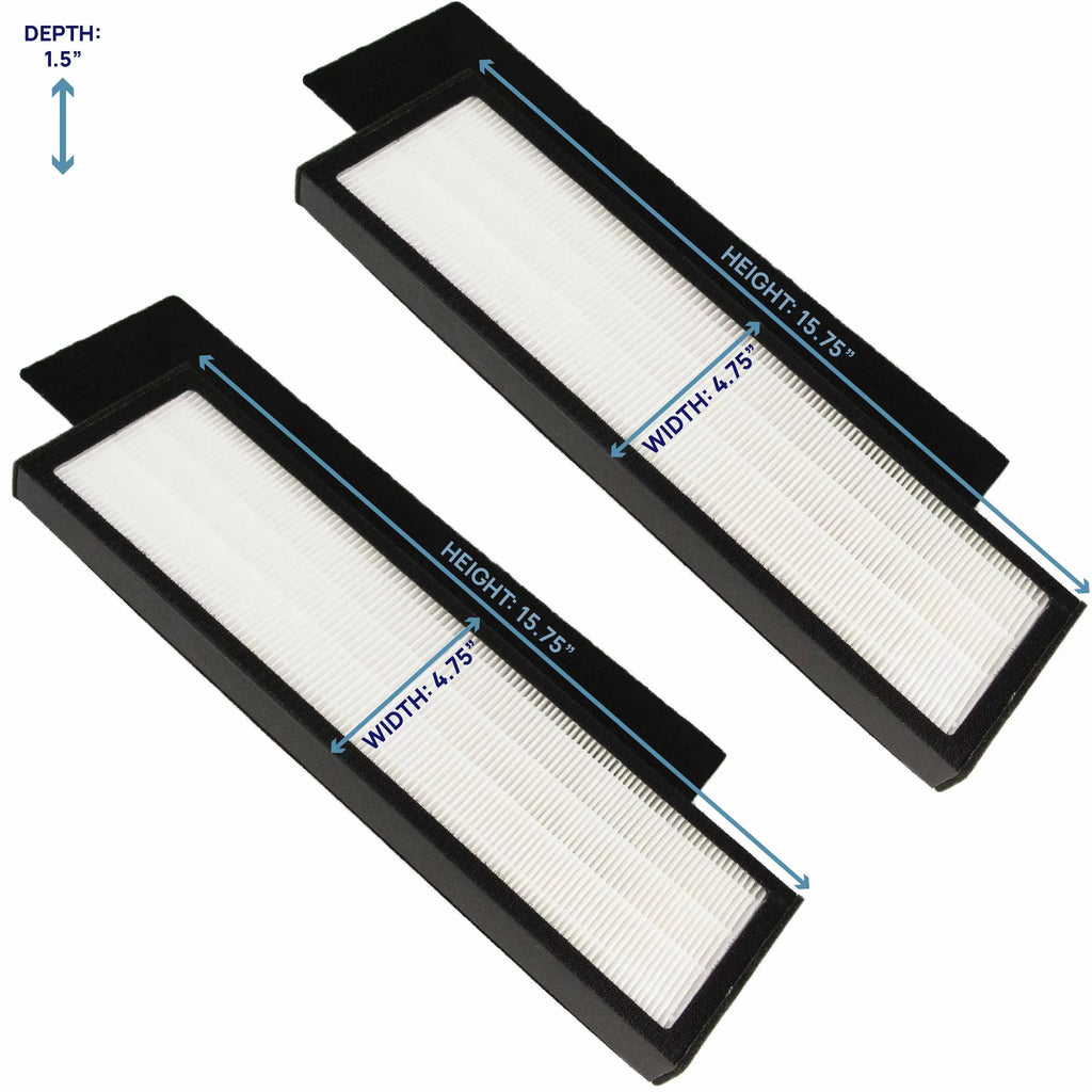 Filter Bros HEPA Filter B Replacement appropriate With GermGuardian FLT48252PK - AC4825, AC4870, AC4825DLX, Home Air Cleaner Guardian Purifiers with Technologies, AC4900CA, CDAP4500BCA, and CDAP4500WCA