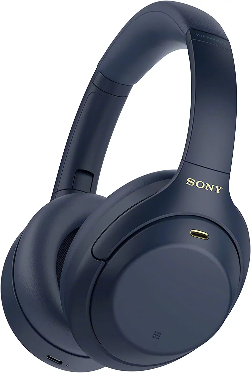 Restored  WH-1000XM4 Wireless Industry Leading Noise Canceling Overhead Headphones with Mic for Phone-Call and Alexa Voice Control, Blue (Refurbished)