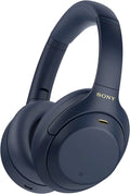 Restored  WH-1000XM4 Wireless Industry Leading Noise Canceling Overhead Headphones with Mic for Phone-Call and Alexa Voice Control, Blue (Refurbished)