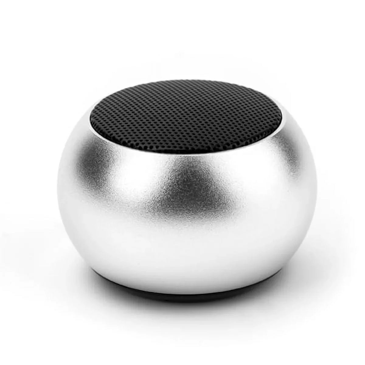 Wireless Speaker for iPhone 15/Pro/Max/Plus - Mini Remote Shutter Hands-free Microphone Audio Multimedia Rechargeable Silver for iPhone 15/Pro/Max/Plus