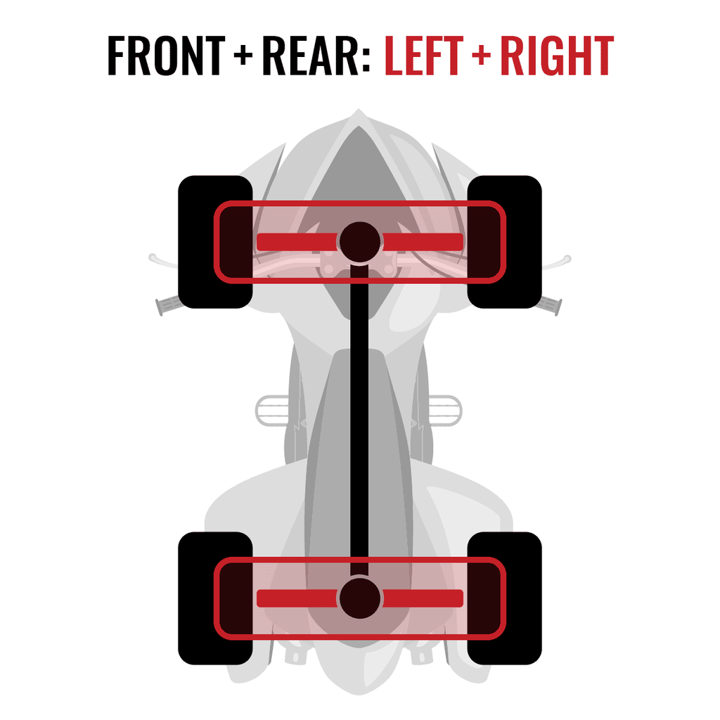 4 pc Sixity XT Front Rear Left Right Axle matching with Polaris Ranger 1000 2015 - R15RTAD1AA EA DIESEL 4X4