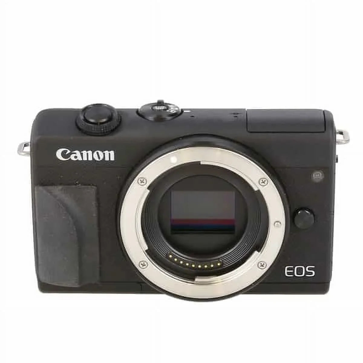 EOS M200 DSLR Camera (Body Only) +  32GB Class 10 Memory Card +  EOS Shoulder Bag 100ES + Card Reader + Lens Cap Holder - International Version