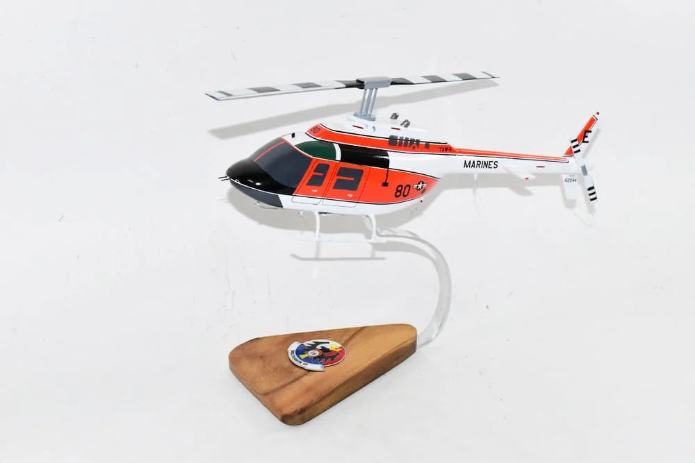 Bell® TH-57c Sea Ranger, HT-18 Vigilant Eagles (Marines),  1/31 Scale Mahogany Model