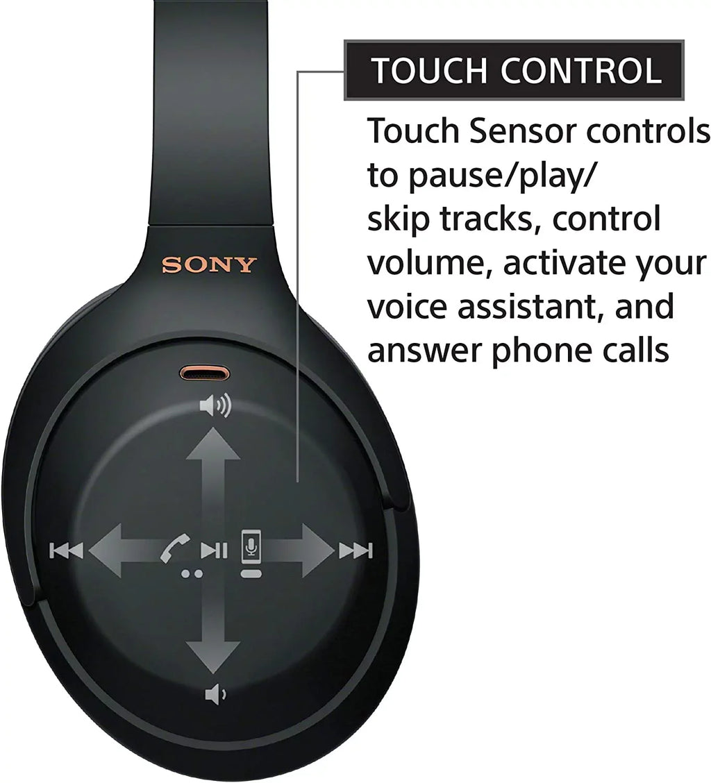Restored  WH-1000XM4 Wireless Industry Leading Noise Canceling Overhead Headphones with Mic for Phone-Call and Alexa Voice Control, Blue (Refurbished)
