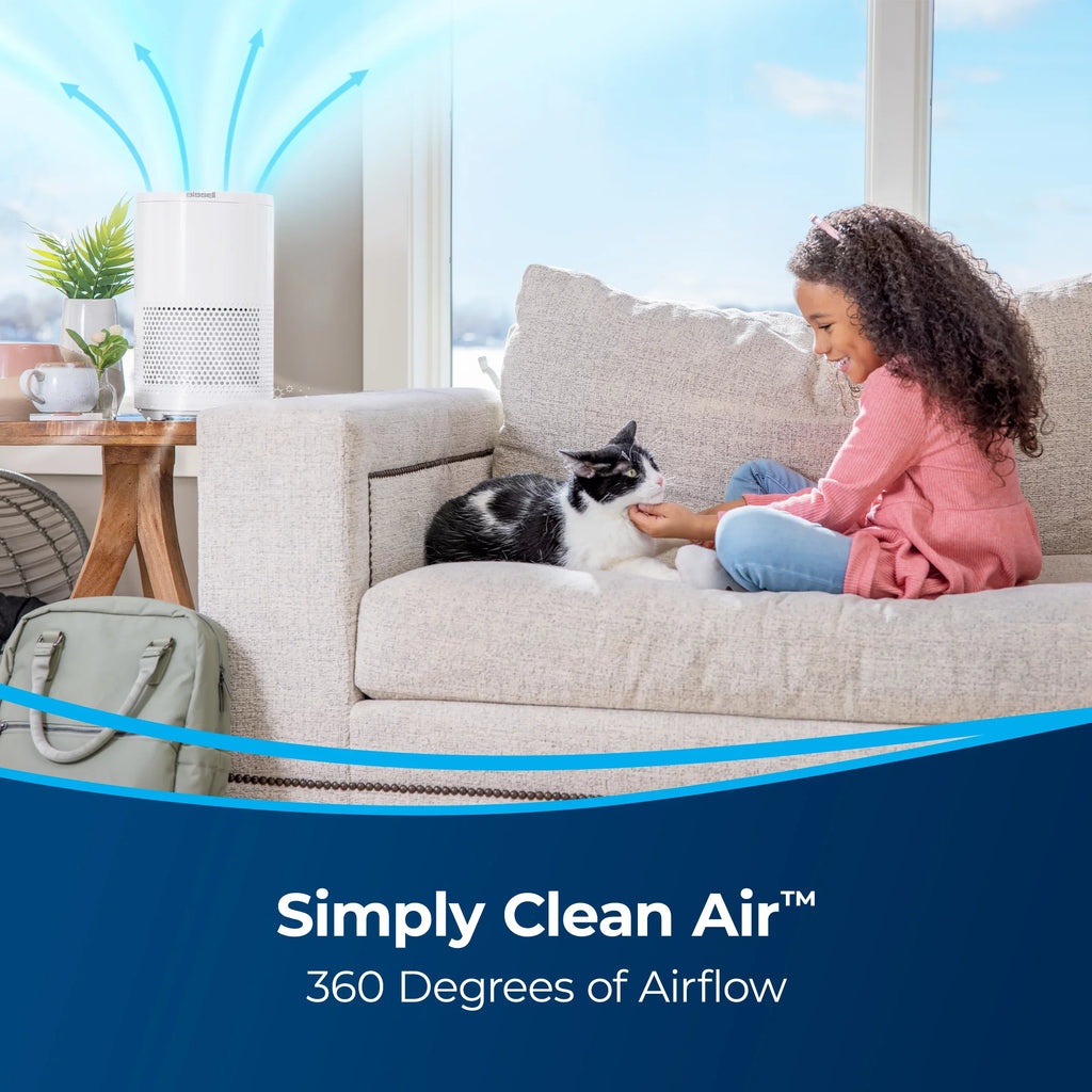 ft., 3139A. BISSELL MYair Pro Air Purifier, for rooms up to 110 sq