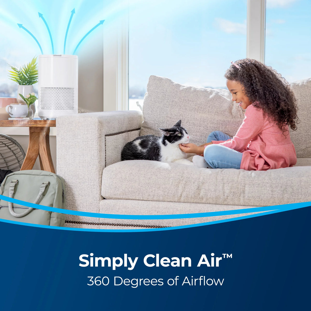 ft., 3139A. BISSELL MYair Pro Air Purifier, for rooms up to 110 sq