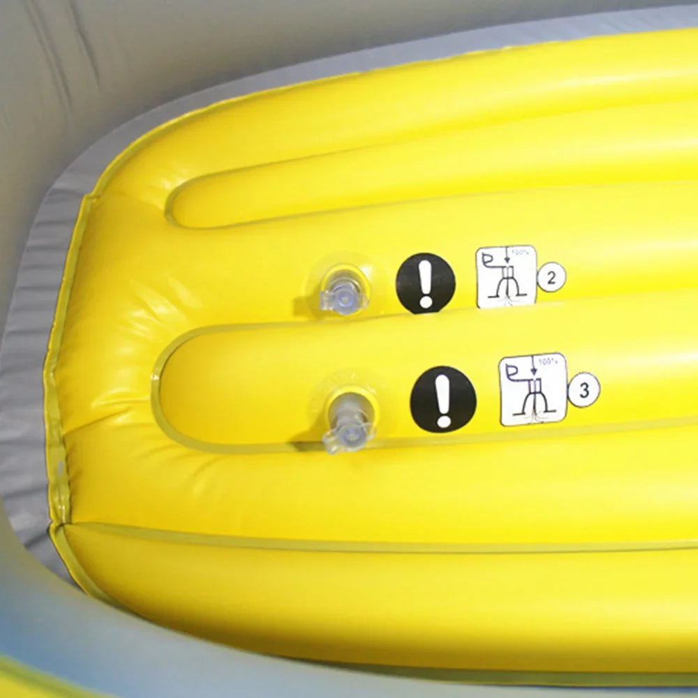 Inflatable vessel Fishing craft for 1 Adult & 1 Child Summer Fun vessel Canoe Kayak