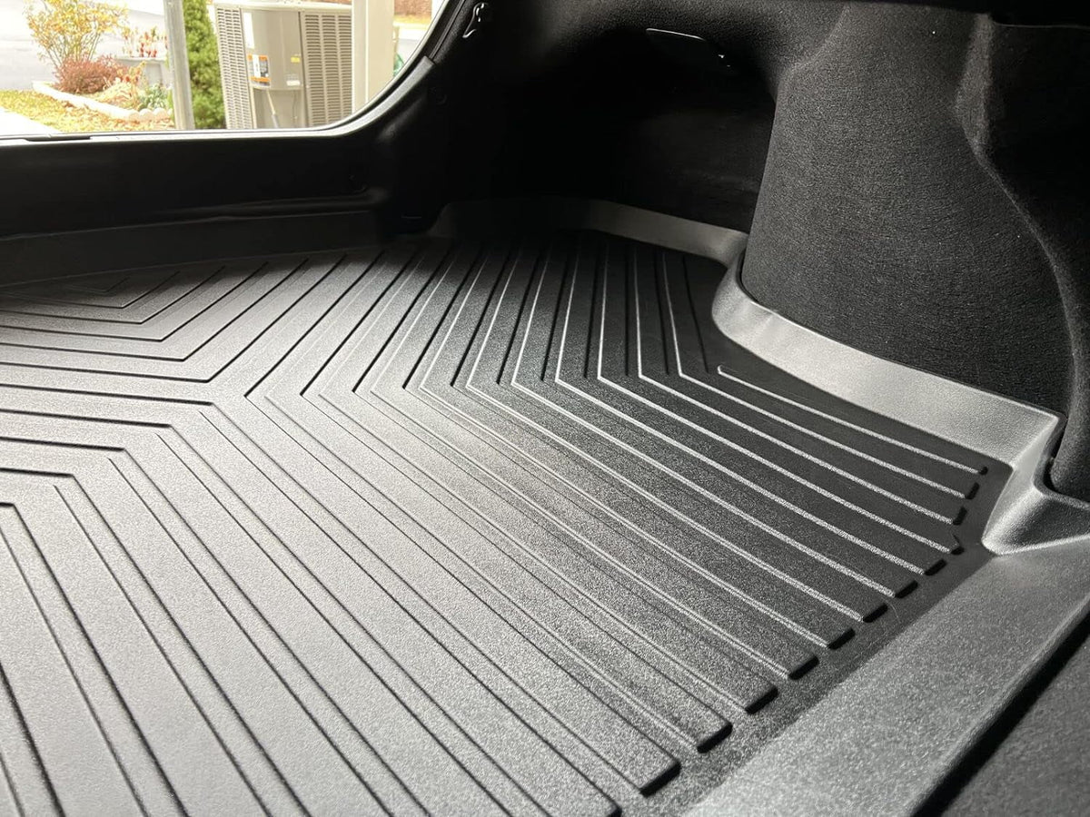EACCESSORIES EA Cargo Liner – Trunk Mat for  Camry 2018-2024 – climate-immune Trunk Mats for Cars with Raised Lip – Non-Slip Car Trunk Mat Rubber – Easy to Install – Laser Pre-Cut Design