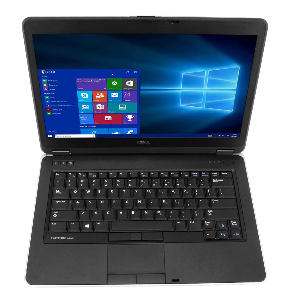 LATITUDE Latitude E6440 Laptop Computer, 2.60 GHz  i5 Dual Core Gen 4, 16GB DDR3 RAM, 512GB SSD Hard Drive, Windows 10 Professional 64 Bit, 14" Screen