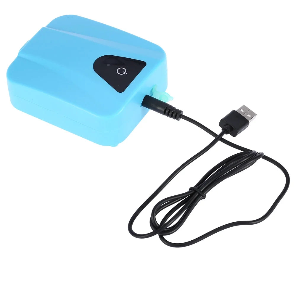 Walmeck Solar PoweredDC Charging Oxygenator moisture Pump Pond Aerator with 1 Air Stone Aquarium Airpump 2Lmin