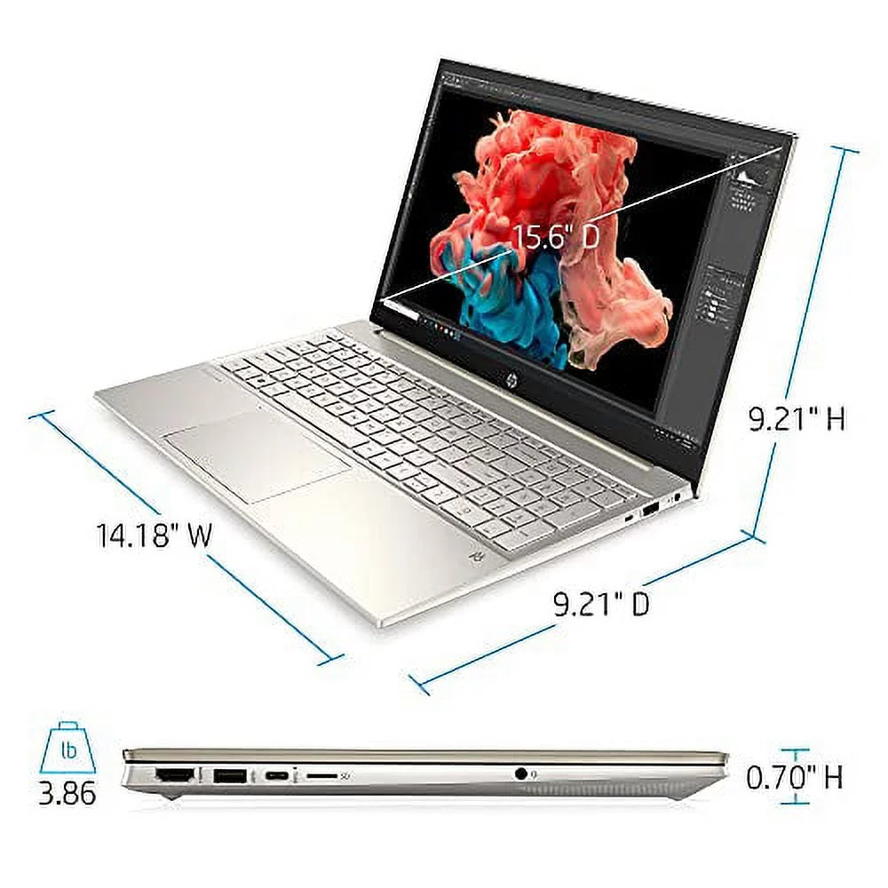 Pavilion 15-EG00 Laptop 2021 New, 15.6" FHD IPS Touchscreen,  i7-1165G7 4-Core, Iris Xe Graphics, 16GB DDR4, 512GB SSD, Backlit Keyboard, Wi-Fi 6, Card Reader, Win10 Pro, COU 32GB USB