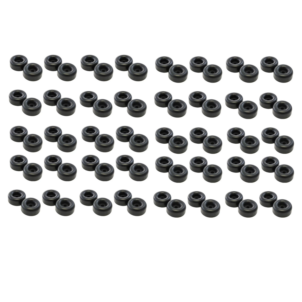 Red Hound Auto 80 Rubber Bumpers for Trailer appropriate with Ramp Door Truck 2.5 Inches Round Replacement Cargo Stop
