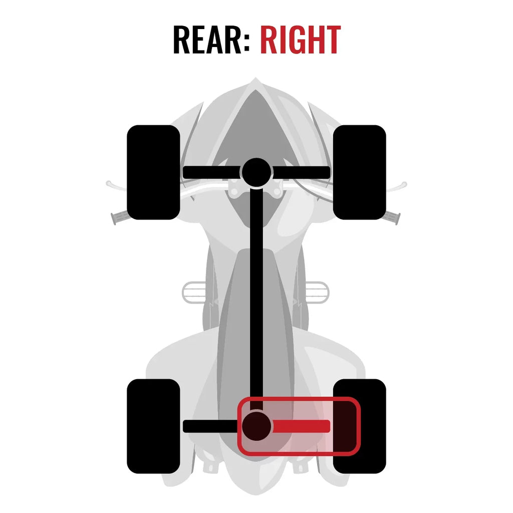 Sixity XT Rear Right Axle suitable with Can-Am Renegade 1000 2015 - EFI 4X4