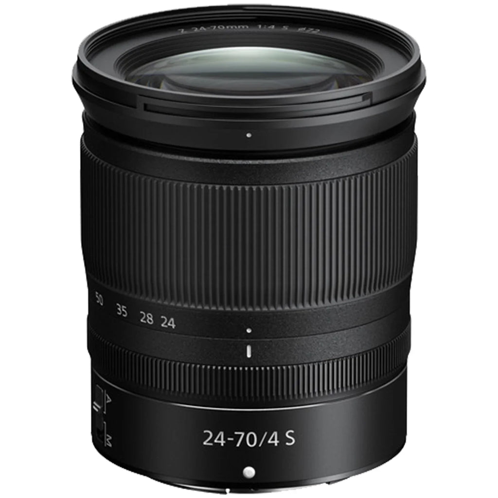 Z50 Mirrorless Camera with NIKKOR Z 24-70mm f/4 S Lens + 2 Pack 32GB SanDisk Card + Case + Tripod + ZeeTech Accessory Bundle