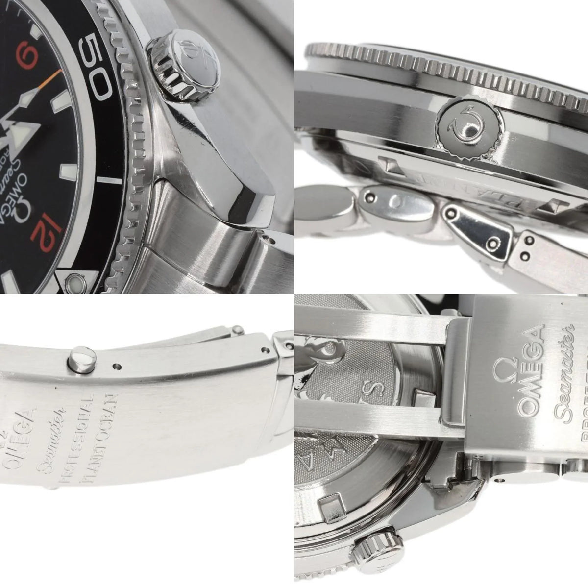 Pre-Owned Omega 2201.51 Seamaster Planet Ocean Co-Axial Watch Stainless Steel/SS Men's OMEGA (Good)