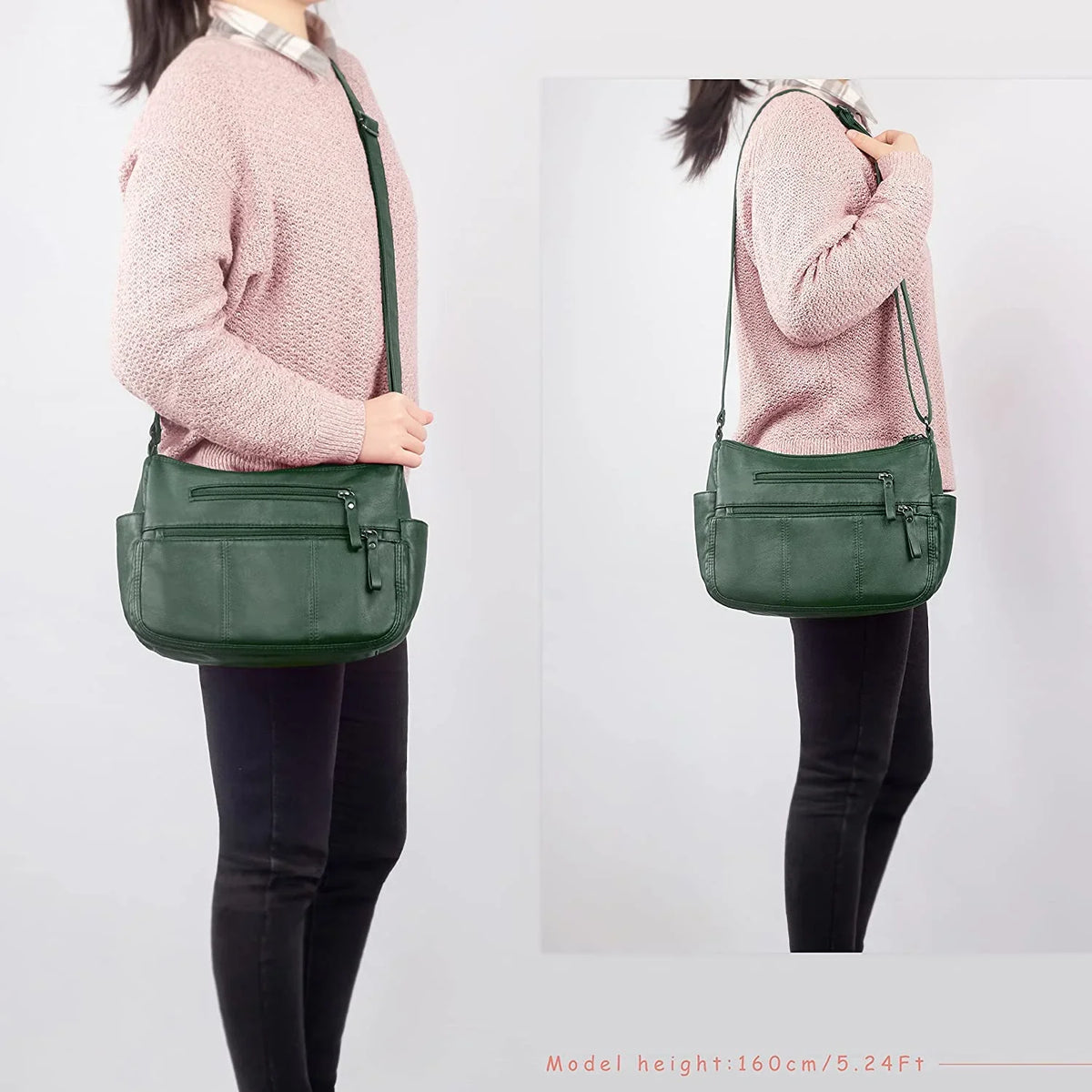 VOLGANIK ROCK Purses for Women Soft PU Leather Shoulder Bag Ladies Crossbody Purse and handbags Lightweight Pocketbook