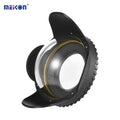 MEIKON Dome Port,Shade protector 60m/ Lens Port Case protector 60m/ 197ft Wide Lens Port Round Adapter Camera Case Shade shield Port Case Shade 197ft Waterproof 67mm Fisheye Wide Lens 60m/ 197ft Waterproof