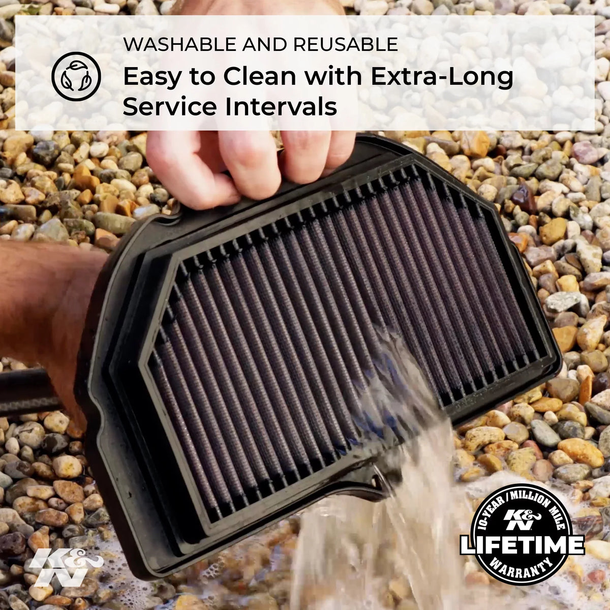 K&N Engine Air Filter: High Performance, Premium, Powersport Air Filter: 1986 YAMAHA (SRX600) YA-6050