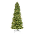 Pre-lit Slim Fraser Fir Artificial Christmas Tree 800 UL listed Clear Lights. 9 ft