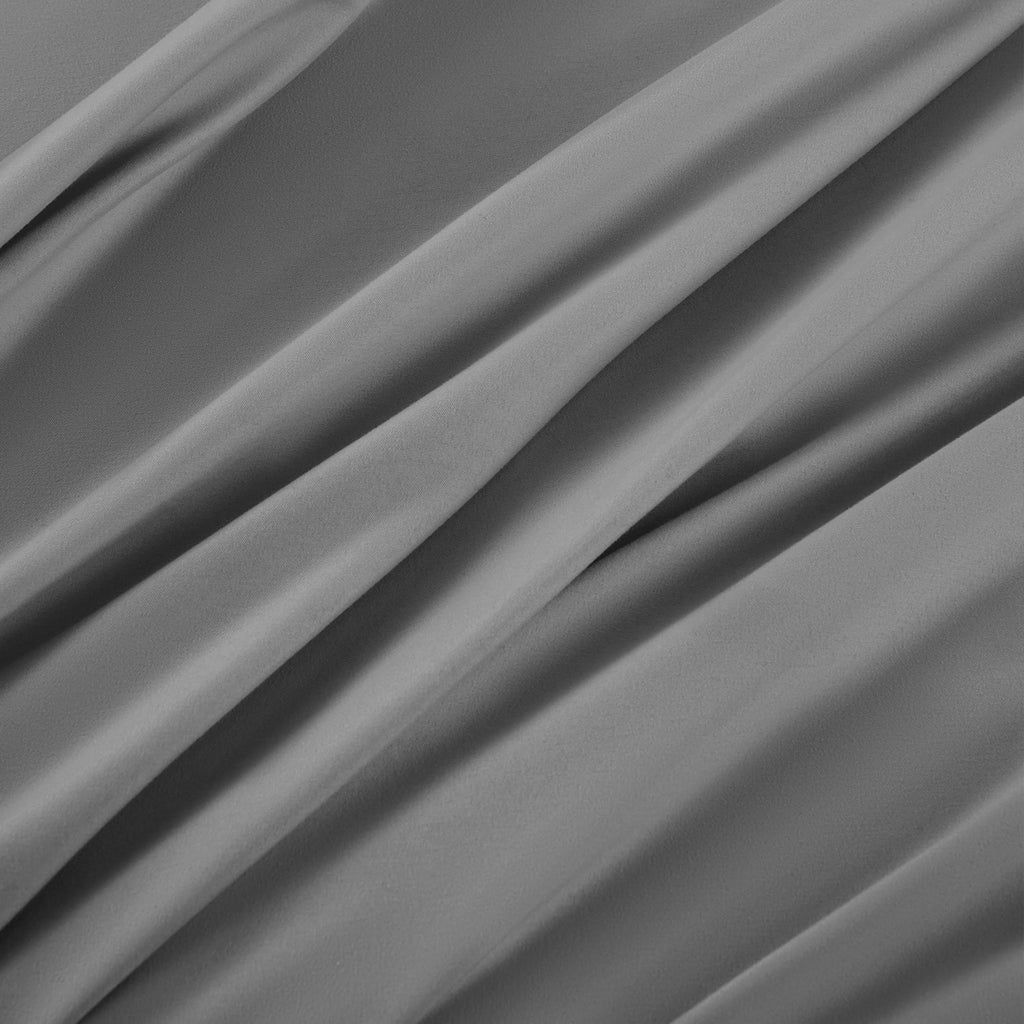 Sonoro Kate 1000 Thread Count 100% Egyptian Cotton Bed Sheet Set, Deep Pocket 4-Piece Cotton Sheet, Queen, Dark Gray