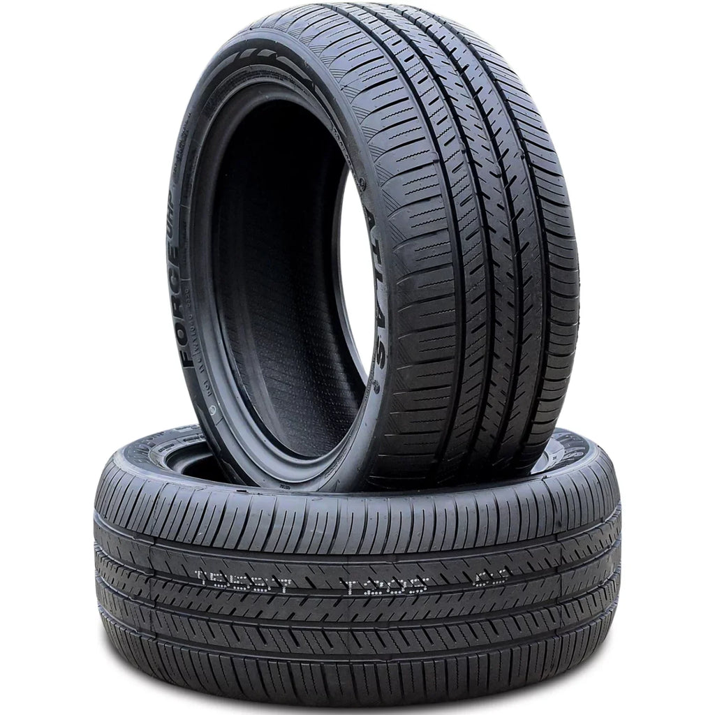 Set of 4 (FOUR) Atlas Force UHP 205/40R18 86W XL A/S High Performance Tires Fits: 2012-15 Mini Cooper Roadster John Cooper Works, 2009-11 Mini Cooper John Cooper Works Clubman