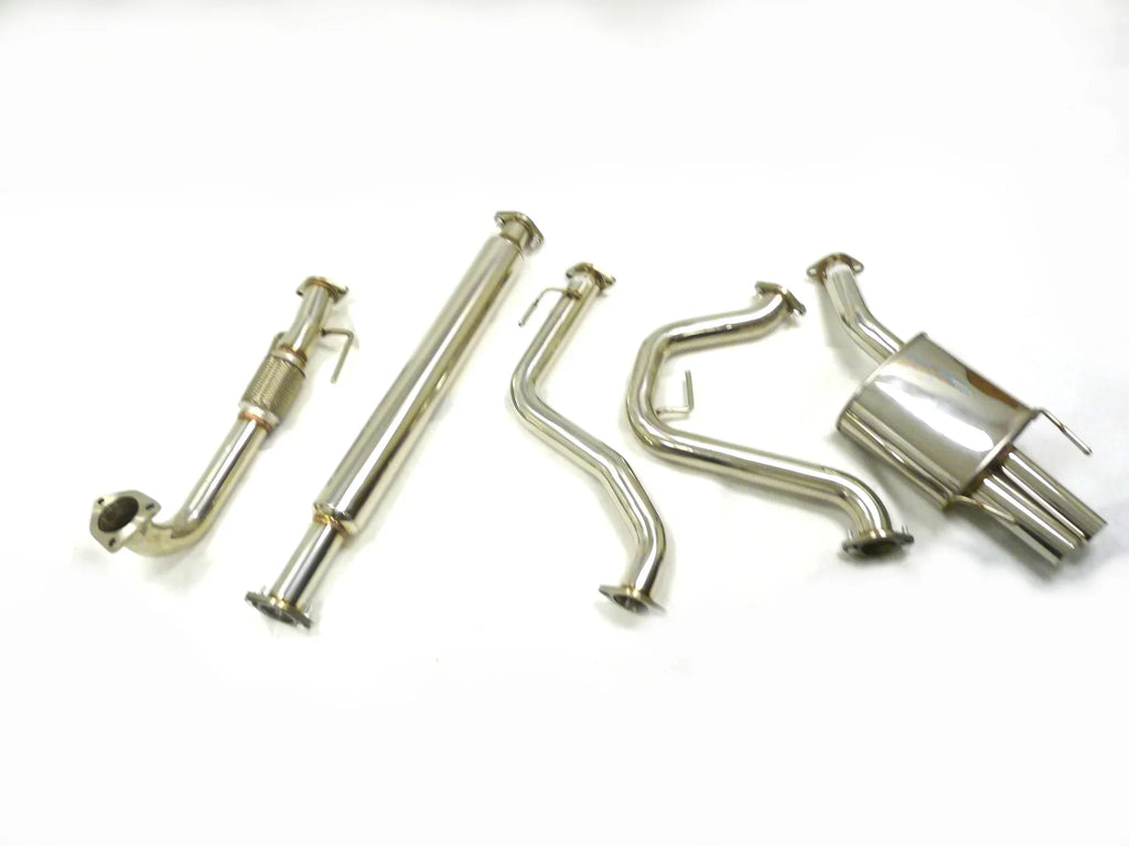 Stainless Catback Exhaust Fitment For 05 to 11 Saab 9-3 2.0L By OBX-RS